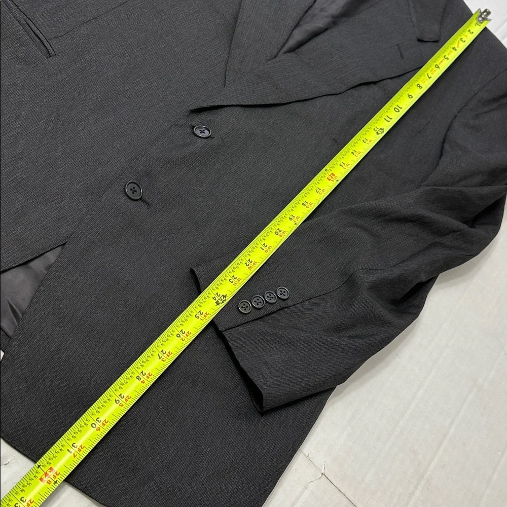 Canali Pure Wool Gray Suit Blazer Jacket Mens Size 56R US 46R‎ Work Business
